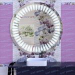MILENA зеркало с led подсветкой в ванной